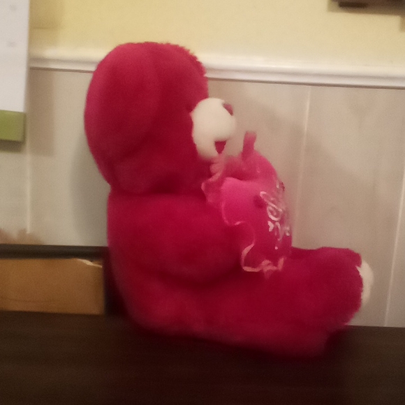 Hot Pink Valentines Bear From 2006 - Picture 2 of 4